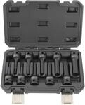 TECPO Kraft Bit Steckschl&uuml;ssel 1/2" Einsatz 10-teiliges Set Innenvierkant...