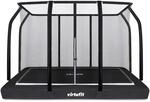 VirtuFit Premium Gartentrampolin Inground - Rechteckig - Outdoor mit Netz und...