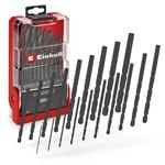 Einhell 19-tlg. HSS-R Metallbohrer-Set | HSS-4241-Stahl | schwarz br&uuml;niert 