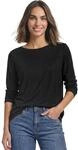 Damen Basic Shirt mit U-Boot-Ausschnitt