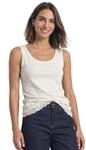 Street One Damen Top mit Rundhals und Spitzenkante | off white 36