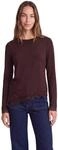 Street One Studio Damen 3231927 Langarm Shirt mit diagonalem Saum