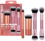 Real Techniques Make-up Pinselset Full Beat, 4-teiliges Set f&uuml;r Foundation,