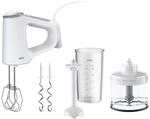 Braun MultiMix 3 - Handmixer mit 4 Zubeh&ouml;rteilen, 550 Watt, Wei&szlig; | 5