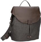 Zwei OLLI OR8 kleiner City-Rucksack mit Blumenanh&auml;nger & Geheimfach