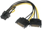 Akasa SATA POWER TO 6+2PIN PCIE ADAPTOR