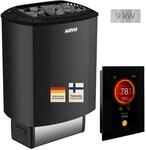 Fresh-Pool Harvia Sound M90E Black 9 kW Saunaofen & Fenix FX110 WiFi Steuerung -