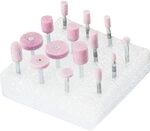 PFERD TOOLS Schleifstift-Set STEEL EDGE, 15-teilig, Schaft-&oslash; 3 mm, fein, Edelkorund