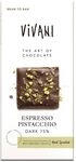 Vivani Schokoladentafel, Espresso Pistacchio, Dark 75%, 80g