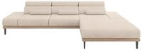 ALTDECOR Elektrisches Ecksofa L-Form Mona 316x205x85 - Beige | Corner Sofa Bett