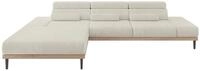 ALTDECOR Elektrisches Ecksofa L-Form Mona 316x205x85 - Creme | Corner Sofa Bett