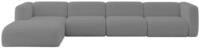ALTDECOR Ecksofa in L-Form MIRA-L3 409x179x70 - Grau | Corner Sofa Bett Eckcouch
