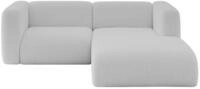 ALTDECOR Ecksofa in L-Form MIRA-L1 227x179x89 - Hellgrau | Corner Sofa Bett...