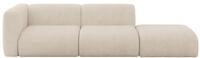 ALTDECOR Sofa Couchsofa MIRA-S3 296x89x70 - Beige | Corner Sofa Bett Eckcouch...
