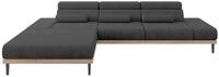 ALTDECOR Elektrisches Ecksofa L-Form Mona 316x205x85 - Dunkelgrau | Corner Sofa...