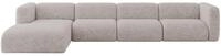 ALTDECOR Ecksofa in L-Form MIRA-L3 409x179x70 - Hellgrau | Corner Sofa Bett...