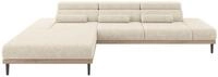 ALTDECOR Elektrisches Ecksofa L-Form Mona 316x205x85 - Creme | Corner Sofa Bett