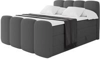 ALTDECOR Boxbett H3 H4 Matratze NINA-Z King - 200x200 - Grau | Lattenrost,...