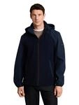 TOM TAILOR Herren 1051110 Hybrid Fleecejacke mit Kapuze