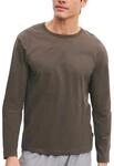 CALIDA Remix Basic Sleep Langarmshirt Herren | Langarm-Shirt aus weicher Baumwolle,