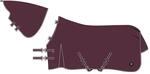 Imperial Riding Outdoordecke Basic 400g, abnehmbares Halsteil, Winterdecke,