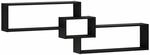 vidaXL Wandregal Schwarz Eichen-Optik 158 x 17 x 53 cm Holzwerkstoff | Dieses