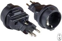 Good Connections Stromadapter Schweiz Netz-Stecker (SEV1011, gerade) an
