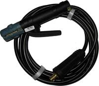 Schwei&szlig;kabel-Set mit E-Halter 5 m 200 A (10-25 qmm) Gummi