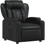 vidaXL Relaxsessel Schwarz Kunstleder