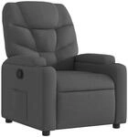 vidaXL Relaxsessel Dunkelgrau Stoff