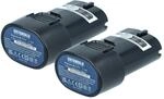 EXTENSILO 2X Akku kompatibel mit Makita TD021D, TD021, TD021DSE, TD021DSEX |...
