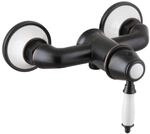 PaulGurkes Nostalgie Duscharmatur Retro Design Einhandmischer schwarz matt...
