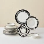 Karaca Elegance Bone Helsinki Tafelservice 24-teilig f&uuml;r 6 Personen &ndash; Bone...