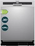 homeX DWBU601444C Geschirrsp&uuml;ler 60 cm Unterbau Sp&uuml;lmaschine 14 Ma&szlig;gedecke |...