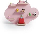 Relaxdays Toniebox Regal, magnetisch, f&uuml;r Musikbox & 20 Tonies, Wolke, HBT: 40 x 61