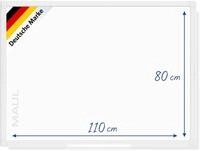 MAUL Whiteboard 80x110 wei&szlig; MAULprimo magnethaftend abwischbar Wandmontage 