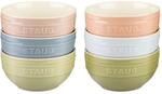 STAUB 6-teiliges Keramik-Sch&uuml;ssel-Set, Regenbogenfarben, mehrfarbig, gro&szlig;e