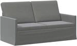 vidaXL 2-Sitzer Sofa Dunkelgrau 150 x 81 x 82 cm Samt (V)