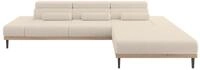 ALTDECOR Elektrisches Ecksofa L-Form Mona 316x205x85 - Dunkelbeige | Corner...