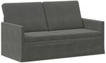 vidaXL 2-Sitzer Sofa Dunkelgrau 150 x 81 x 82 cm Cordstoff | Bietet dauerhafte
