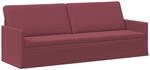 vidaXL 3-Sitzer Sofa Weinrot 220 x 81 x 82 cm Stoff