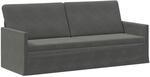 vidaXL 3-Sitzer Sofa Dunkelgrau 190 x 81 x 82 cm Cordstoff | Bietet dauerhafte