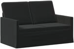 vidaXL 2-Sitzer Sofa Schwarz 130 x 81 x 82 cm Samt (V)