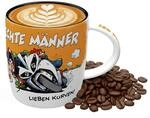 Nostalgic-Art Retro Kaffeebecher, 330 ml, MOTOmania &ndash; Echte M&auml;nner |...
