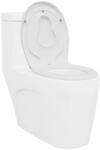 vidaXL Toilettensitz Wei&szlig; 47 x 37 x 4 cm Duroplast | Mega einfache...