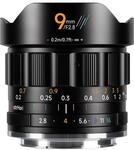 AstrHori 9 mm F2.8 APS-C Ultraweitwinkelobjektiv manuell for Sony E Mount...
