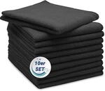 ZOLLNER 10er Set Mikrofasert&uuml;cher f&uuml;r streifenfreien Glanz - flusenfreie und