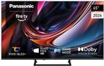 Panasonic TV-65W80C, 4K UHD Vivid QLED+, Glare Free Max, Fire TV Fernseher | AI 4K