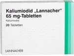 KALIUMIODID Lannacher 65 mg Tabletten 20 St