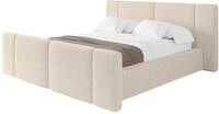 ALTDECOR Polsterbett H3/H4 Matratze RIVO-Z 160x200 - Dunkelbeige | Polsterbett...